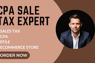 prepare and efile CPA sales tax compliance setup for ecommerce stores setup
