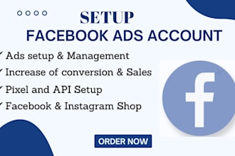 set up professional facebook ads account drives sales for your ecommerce store