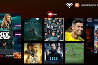 ibo pro player custom rebrand with fast 4k, easy controls, fresh look, iptv app