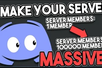 promote your discord server, fivem, rust to real and active members
