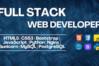 build a custom fullstack website with admin panel