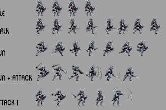 design pixel art sprite sheet pixel art animation character design 2d animation