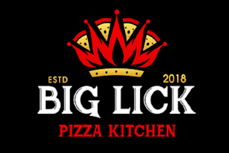 design unique food truck pizza kitchen logo