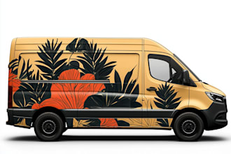 design a premium vehicle wrap design, car wrap design