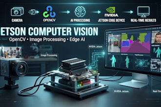 do computer vision, image processing, opencv  nvidia jetson jetson nano apps