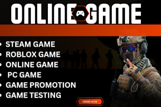 steam game promotion, roblox online pc game marketing