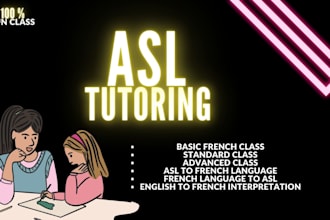 do american sign language interpreter for anything