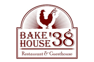 do famous iconic rustic logo for our wood fired bake house