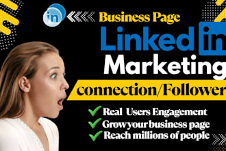 grow your linkedin page to gain followers and connection