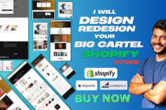 design shopify bigcommerce store design bigcartel woocommerce website redesign