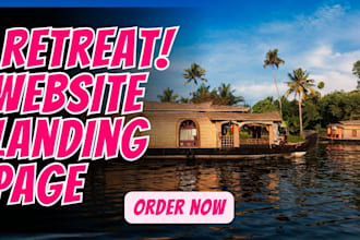 design spiritual retreat wordpress website for peru, greece, italy and ads