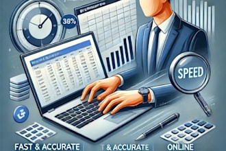 do accurate data entry, excel work, and online form filling