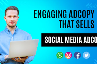 write attention catching ad copy for social media that sells