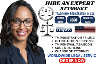 do trademark attorney,, registration and renewal for amazon brand at uspto