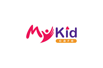 create childcare daycare education school baby store children toy shop kids logo