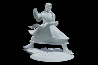 design 3d dnd miniature,zbrush sculptor, toy design, gcode,3d model for printing