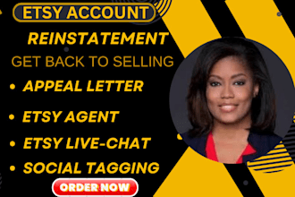 reinstatement your etsy account suspended successful get back to selling