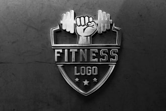 design abstract fitness logo with satisfaction guarantee