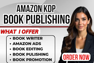 publish book on amazon KDP book publishing advertising children book promotion
