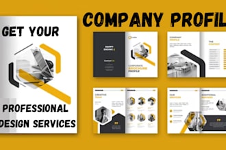 company profile, business brochure design, annual report, proposal, booklet