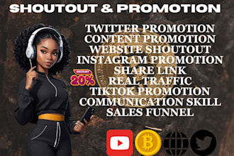 do twitter shoutout promote meme project ig yt website share link