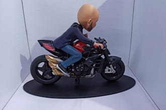make bobblehead, action figure, star wars, ww2 model, miniature3 for 3d printing