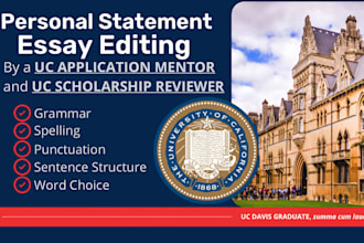 proofread and edit your personal statement, sop, or college application essay