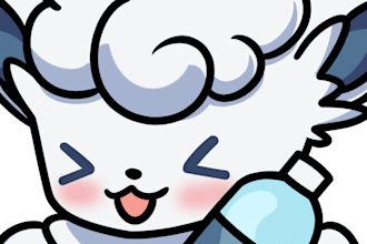 create pokemon emotes for twitch and discord, anime style