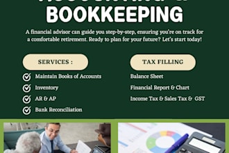 expert in accounting , finance, bookkeeping, reconciliation from 2008