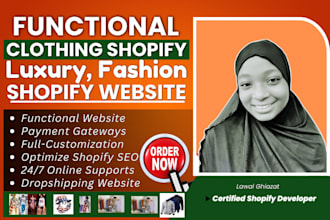 make clothing shopify store, luxury shopify dropshipping website,fashion website