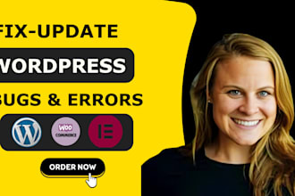 fix wordpress issues errors and bugs HTML CSS bug fixing