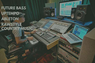 produce custom edm rawstyle future bass or country beats with pro mixing