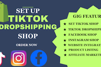 professionally set up and integrate your tiktok shop with your ecommerce store