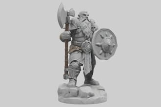 make 3d action figurines, miniature bust, 3d character modelling, zbrush, print