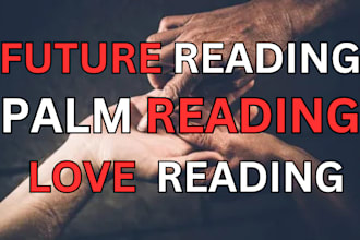 give you an accurate palm reading in 24 hours future reading ,love reading