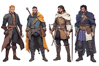 draw dnd character art and dnd character art