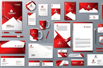 design business card, letterhead and stationery items