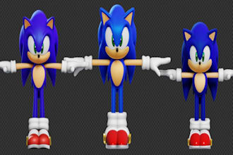 create and edit custom sonic models with your oc for 3d game mods