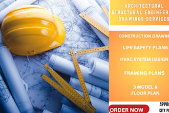 do architectural stamp mep structural  fire alarm sprinkler plan city permits