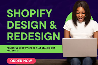 design trendy SEO  shopify website shopify store design shopify website redesign