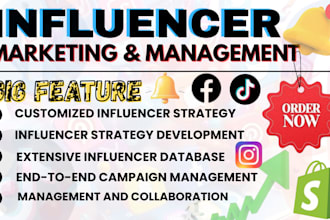 find and manage tiktok instagram social media influencer model market research