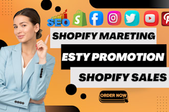 boost shopify sales etsy promotion shopify marketing dropshipping marketing