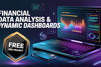 perform financial data analysis and create dynamic dashboards