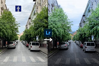 edit travel, landscape photo using lightroom