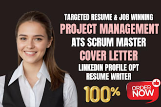 write expert entry level scrum master agile IT and project management resumes