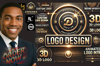 create professional logo design  revamp, 3d, animated, recreate or modify