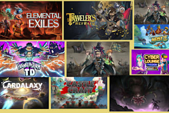 draw steam artwork steam capsule game banner game ui game art for game marketing