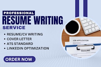 do professional resume cv, cover letter, linkedin profile