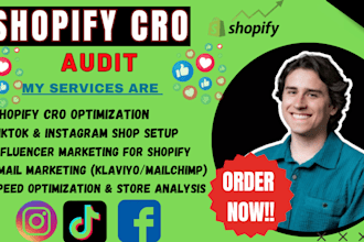 do shopify audit cro conversion rate virtual assistant shopify marketing expert