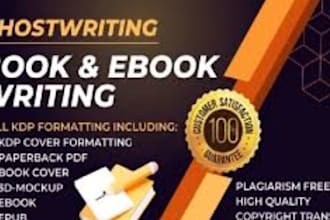 write your ebook or content as a ghostwriter in german